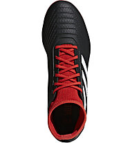 adidas Predator 18.3 FG - scarpe da calcio terreni compatti, Black/Red