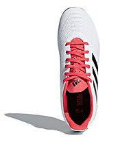 adidas Predator 18.4 FG Junior - scarpe da calcio per tererni compatti - bambino, White/Red