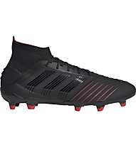 adidas Predator 19.1 FG - scarpe calcio terreni compatti, Black