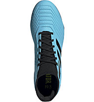 adidas Predator 19.3 FG - scarpe da calcio terreni compatti, Light Blue/Black
