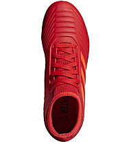 adidas Predator 19.3 FG JR - scarpe da calcio terreni compatti - bambino, Red