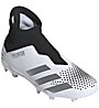 adidas Predator 20.3 Laceless FG - scarpe da calcio per terreni compatti, White/Black