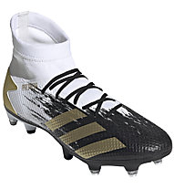 adidas Predator 20.3 SG - Fußballschuhe für weiche Boden, White/Black/Gold