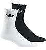 adidas Originals Ruffle Crew - Socken (2 Paar) , Black/White