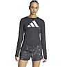 adidas Run It - Runningshirt Langarm - Damen, Black/White