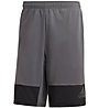 adidas 4KRFT Tech 10-Inch Elevated - pantaloni corti fitness - uomo, Grey/Black
