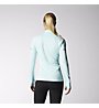 adidas Sequencials Climalite - maglia running a manica lunga - donna, Light Green