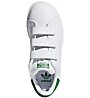 adidas Stan Smiths CF - Sneaker - Kinder, White/Green