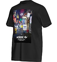 adidas Originals Strett Photo - T-shirt fitness - uomo, Black