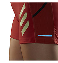 adidas Terrex Agravic Pro W - kurze Trailrunninghose - Damen, Red