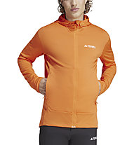 adidas Terrex Xperior Light Fleece Hooded - felpa in pile - uomo, Orange