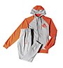 adidas Tracksuit Hooded Jogger Trainingsanzug, Med.Grey H./Semi Solar Red