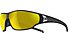 adidas Tycane Small - occhiali da sole, Black Matt-Gold Mirror