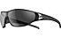 adidas Tycane Small - occhiali da sole, Black Shiny-Grey Lens