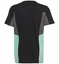adidas U 3s Cb - T-shirt - ragazzo, Black/Green/Grey