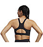 adidas Ultimate Alphaskin Badge Of Sport - reggiseno sportivo a sostegno elevato - donna, Grey/Black