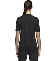 adidas W Zne Tee - T-Shirt Fitness - Damen, Black