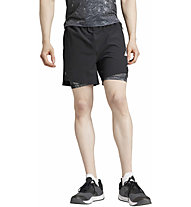 adidas Wo Pow 2 in1 M - pantaloni fitness - uomo, Black
