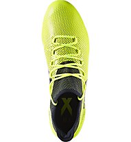 adidas X 17.1 FG - scarpa da calcio terreni compatti, Yellow/Black