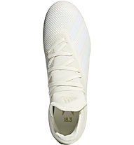 adidas X 18.3 FG - scarpe da calcio terreni compatti, White