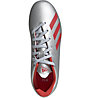 adidas X 19.4 FxG Junior - scarpe da calcio terreni compatti - bambino, Silver/Red