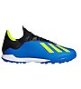 adidas X Tango 18.3 TF - scarpe da calcio terreni duri, Blue/Black/Lime
