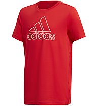 adidas YB TR Prime Tee - T-Shirt - Kinder, Red