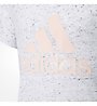 adidas ID Athletics - T-Shirt Fitness - Mädchen, White/Grey