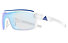 adidas Zonyk Pro Small - occhiali sportivi, White Shiny-Blue Mirror