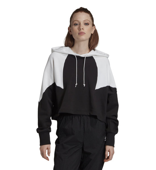 Originals big trefoil crop hoodie top