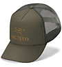 Arc Teryx Bird Word Trucker Curved - Kappe, Dark Green/Orange