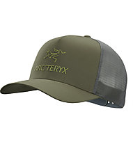 Arc Teryx Logo Trucker - cappello, Green