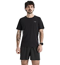 Arc'teryx Norvan Downword Logo Shirt SS – Maglia Trail Running Uomo Con Grafica Riflettente