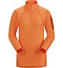 Arc Teryx Rho LT - maglia con zip - donna, Orange