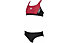 Arena Thrice Jr - Bikini - Mädchen , Black/Red