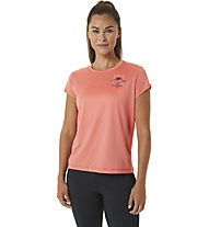 Asics Fujitrail Logo - maglia trail running - donna, Pink