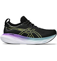 Asics Gel Nimbus 25 W - scarpe running neutre - donna, Black/Yellow