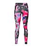 Asics Long Tight - pantaloni lunghi fitness - donna, Grey/Pink/Black