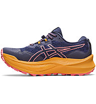 Asics Trabuco Max 2 - scarpe trail running - donna, Dark Blue/Orange