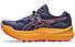 Asics Trabuco Max 2 - scarpe trail running - donna, Dark Blue/Orange