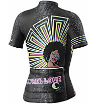 Biciclista I feel Love - maglia bici - donna, Black/Multicolor
