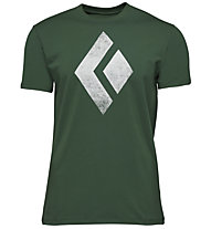 Black Diamond Chalked Up - T-Shirt - Herren, Dark Green
