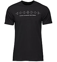 Black Diamond Icon Full Moon - T-shirt - uomo, Black