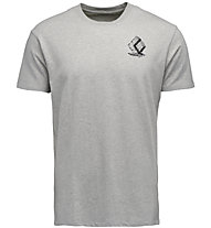 Black Diamond M Boulder SS - T-Shirt - Herren, Light Grey