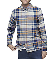 Black Diamond M Project Flannel - camicia a maniche lunghe - uomo, White/Blue/Yellow