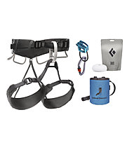Black Diamond Momentum 4S Harness Package - set arrampicata, Grey