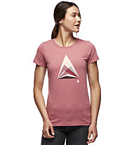 Black Diamond Mountain Transparency - Shirt - Damen, Pink