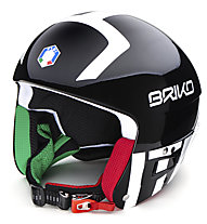 Briko Vulcano FIS 6.8 - FISI - casco sci, Black