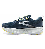 Brooks Caldera 5 - scarpe trail running - donna, Dark Blue/Grey/Yellow