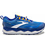 Brooks Caldera 5 - scarpe trail running - uomo, Light Blue/Orange